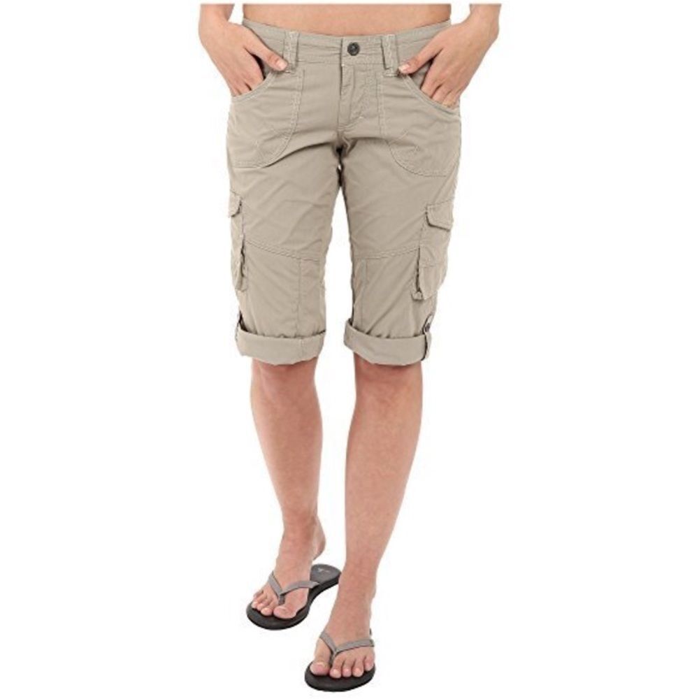 Kuhl Women's Tan Cargo Bermudas